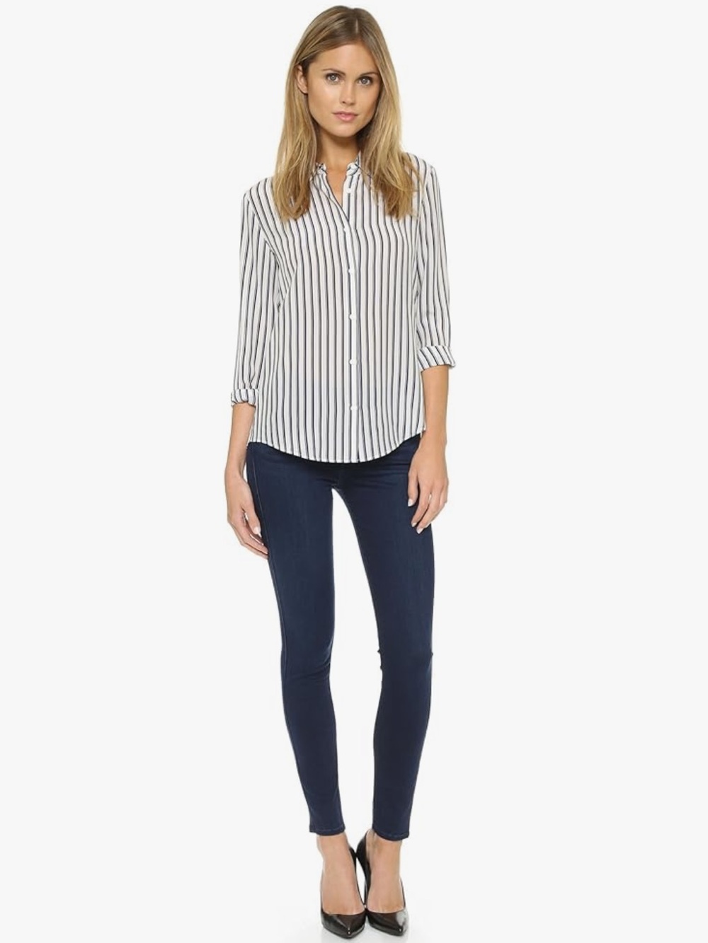 7 for All Mankind - Mid Rise Skinny Jean In Slim
Illusion Luxe Rich Blue